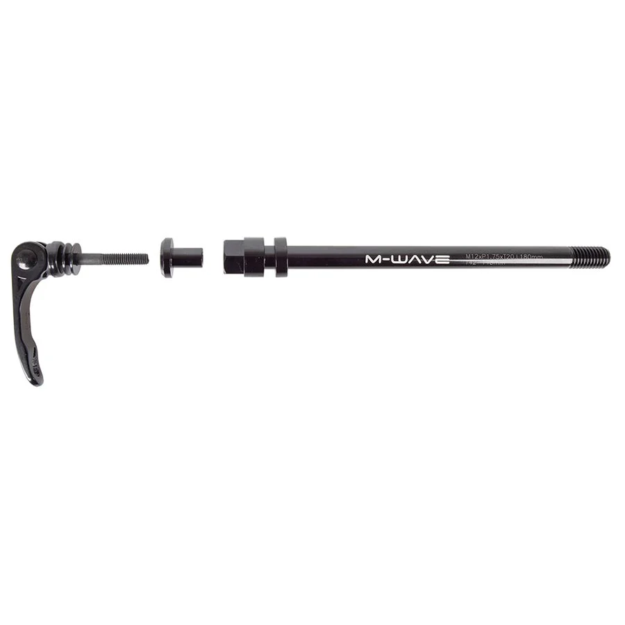 M-Wave Stalwart 171mm Thru Axle Rear 12x142mm TA Length: 171mm Thread Length: 20mm Thread Pitch: M12x1.00 Stalwart trailer
