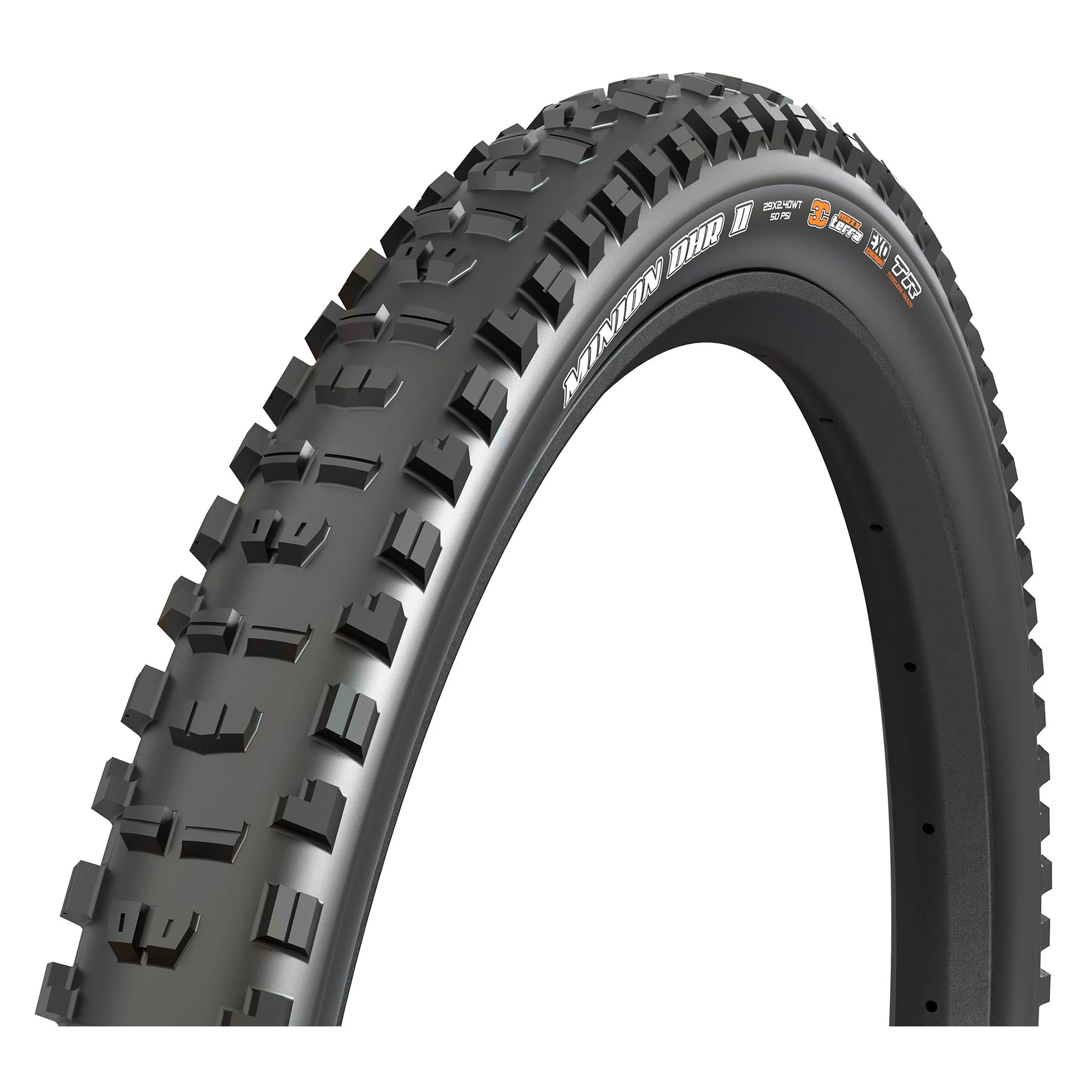 Maxxis Minion DHR II Tire - 27.5 x 2.4 Tubeless Folding BLK 3C MaxxTerra DH E-50