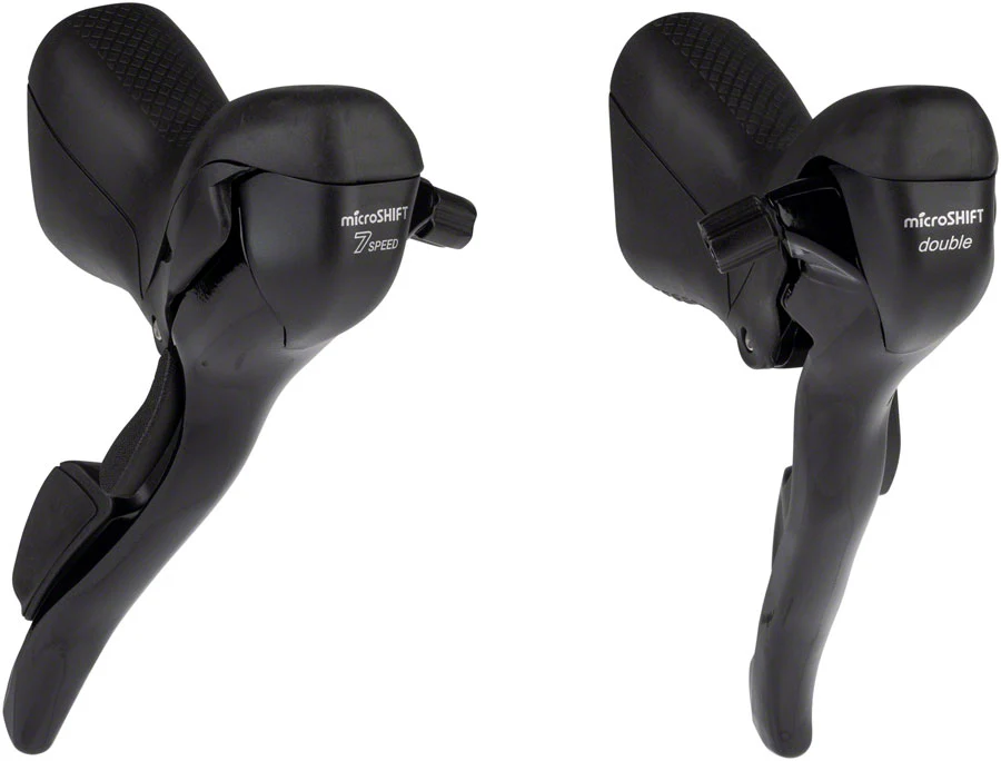 microSHIFT R7 Drop Bar Shift Lever Set - Image 2