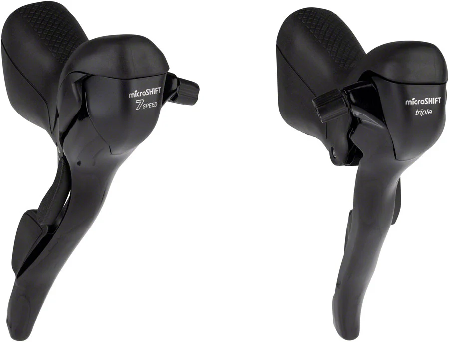 microSHIFT R7 Drop Bar Shift Lever Set - Image 3