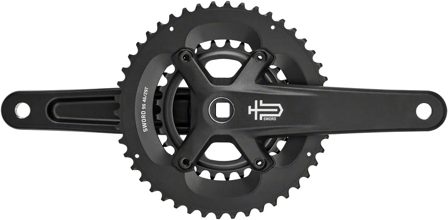 microSHIFT Sword BLK 2x Crankset - Image 3