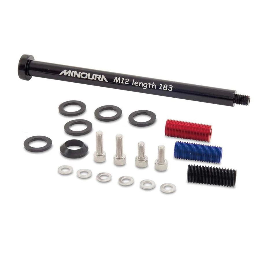 Minoura Universal Thru Axle Rack Mount Rear Black 12x142/148