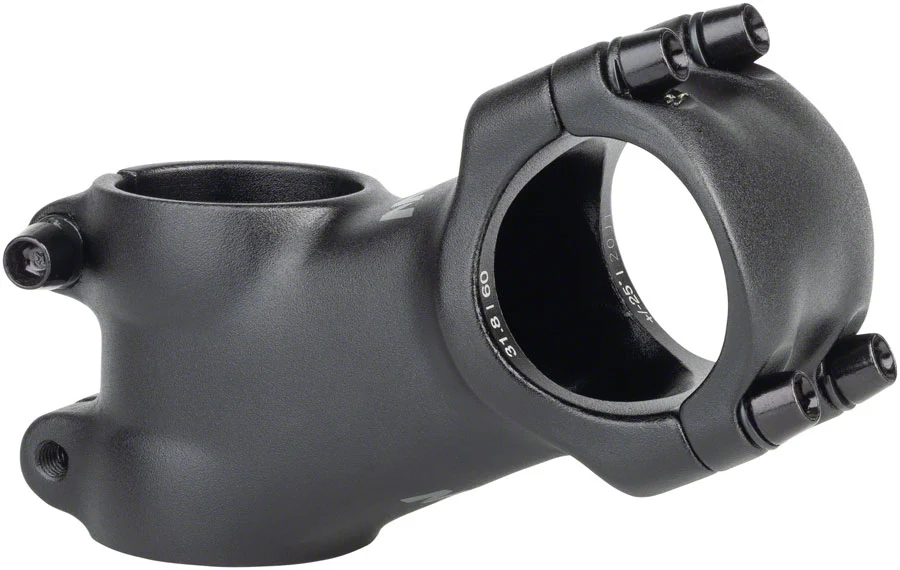 MSW 25 Stem - 31.8 Clamp, +/-25 1-1/8", Aluminum, Black