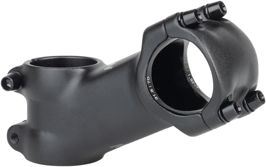 MSW 25 Stem - 31.8 Clamp, +/-25 1-1/8", Aluminum, Black - Image 2