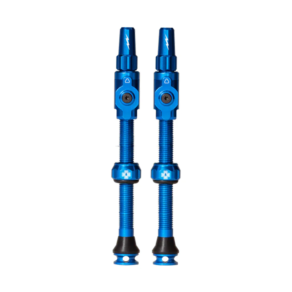 Muc-Off Big Bore Lite Tubeless Valve Stems - Large 45mm -Blue