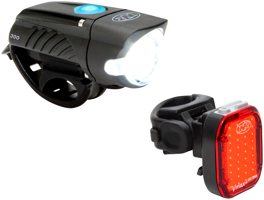 Niterider Swift 500/Vmax+ Combo Black 5F/6R Combo Handlebar/Seatpost USB 500/150 - Image 2
