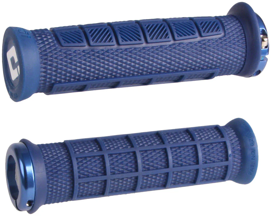 ODI Elite Pro V2.1 Grips - Turquoise/Black Lock-On - Image 2