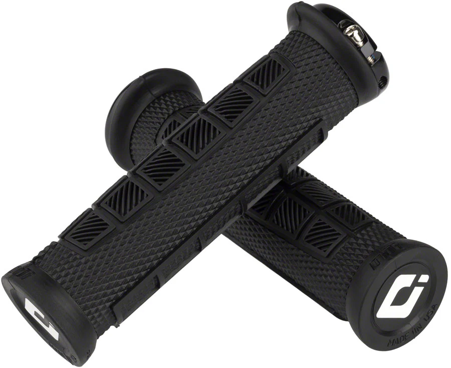 ODI Elite Pro V2.1 Grips - Turquoise/Black Lock-On - Image 4