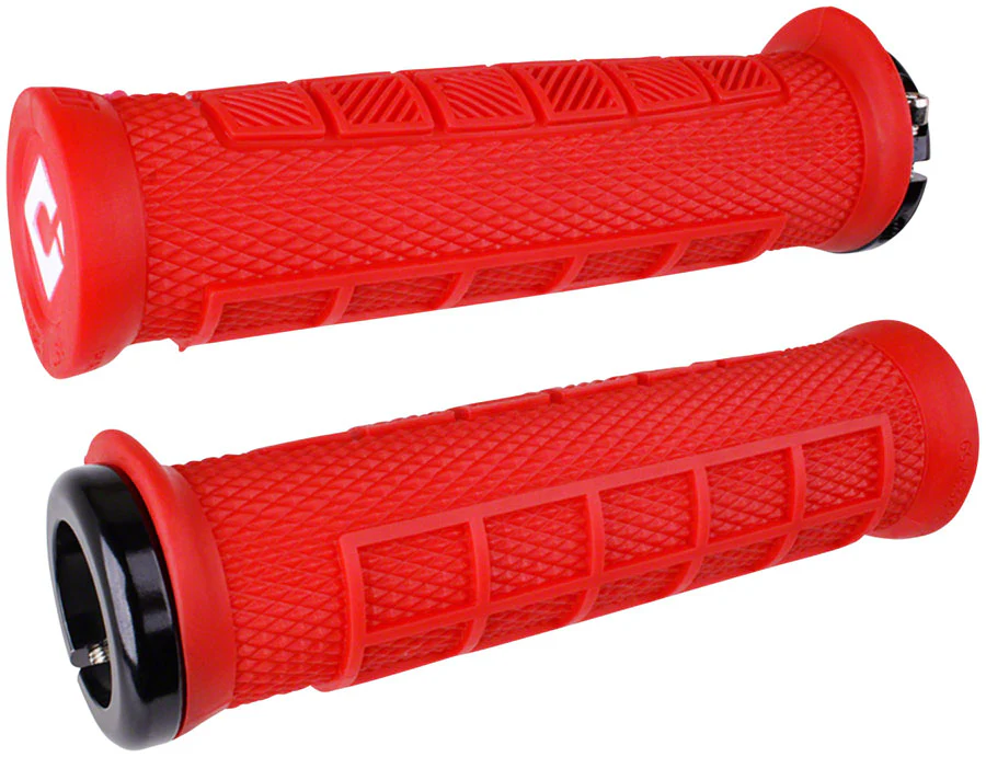 ODI Elite Pro V2.1 Grips - Turquoise/Black Lock-On - Image 5
