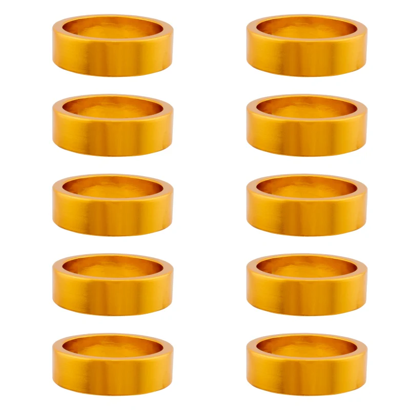 Origin8 Alloy Headset Spacers SHIS Spacer 1-1/8` x 10mm Gold 10 to a bag Alloy