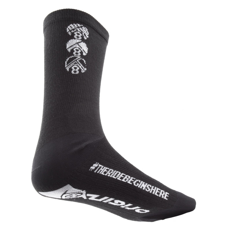 Origin8 Hi-Fi Cycling Socks LG/XL Unisex Black Hi-Fi