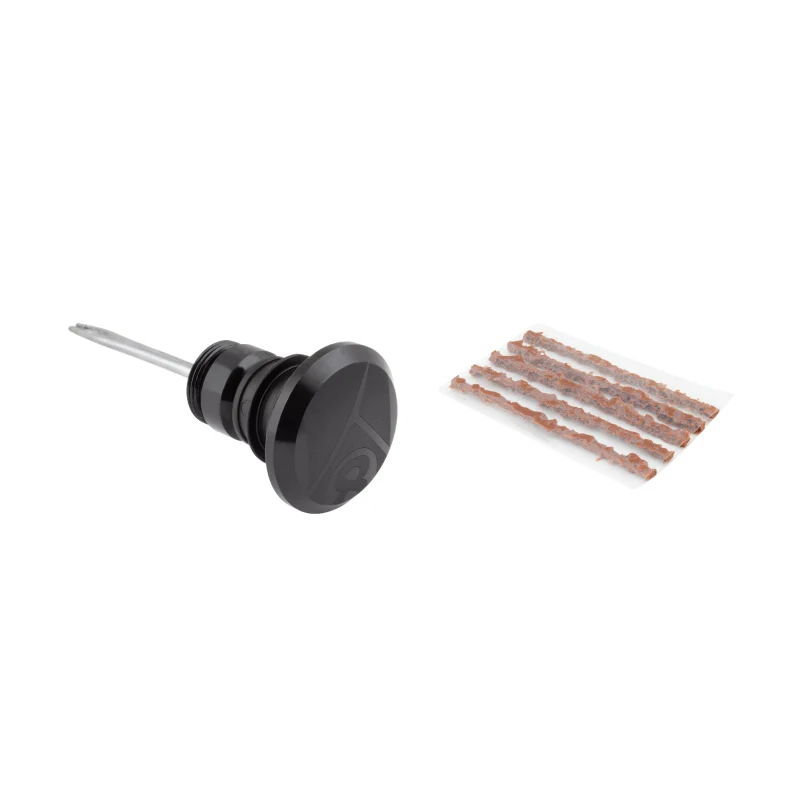 Origin8 Road Bar End Tubeless Tire Repair Kit Road Tool- Plugs Black