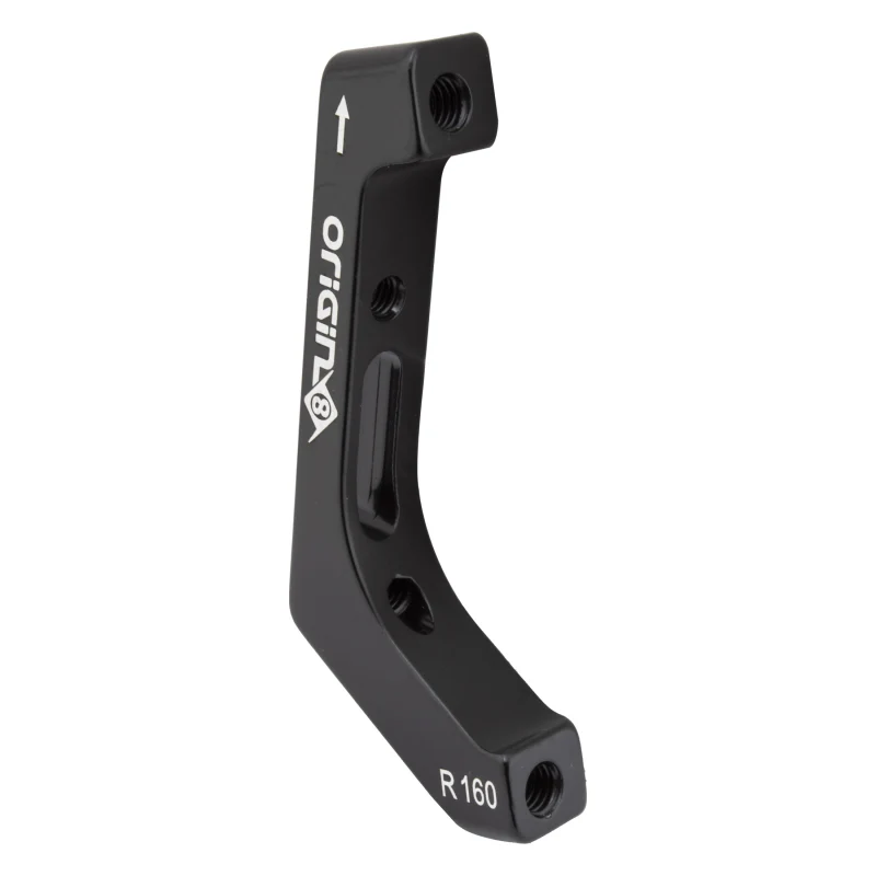 Origin8 Vise Flat Mount to Post Mount Disc Adapter Flat Mount Post Mount Black 20mm