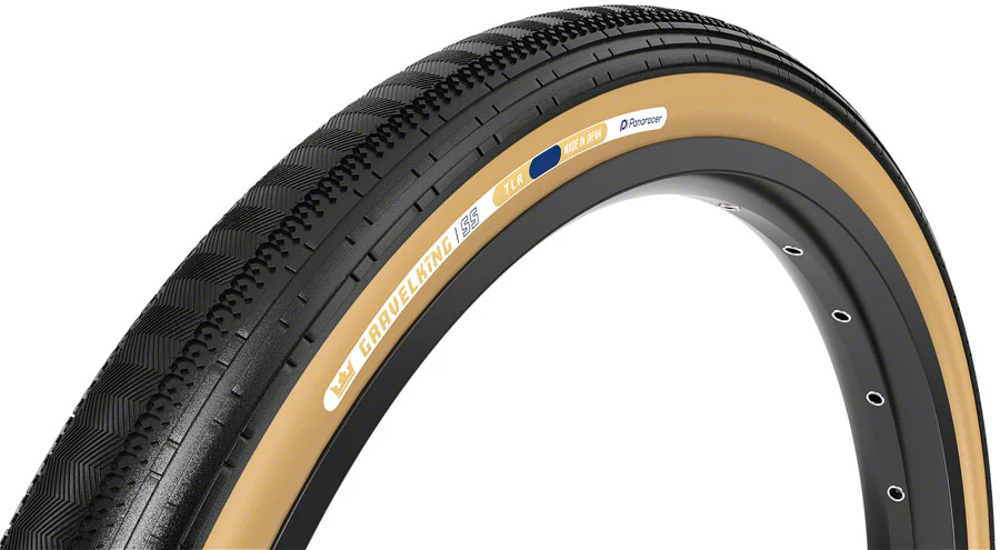 Panaracer GravelKing SS Tire - 650b x 38 / 27.5 x 1.50 Tubeless Folding BLK/Brown