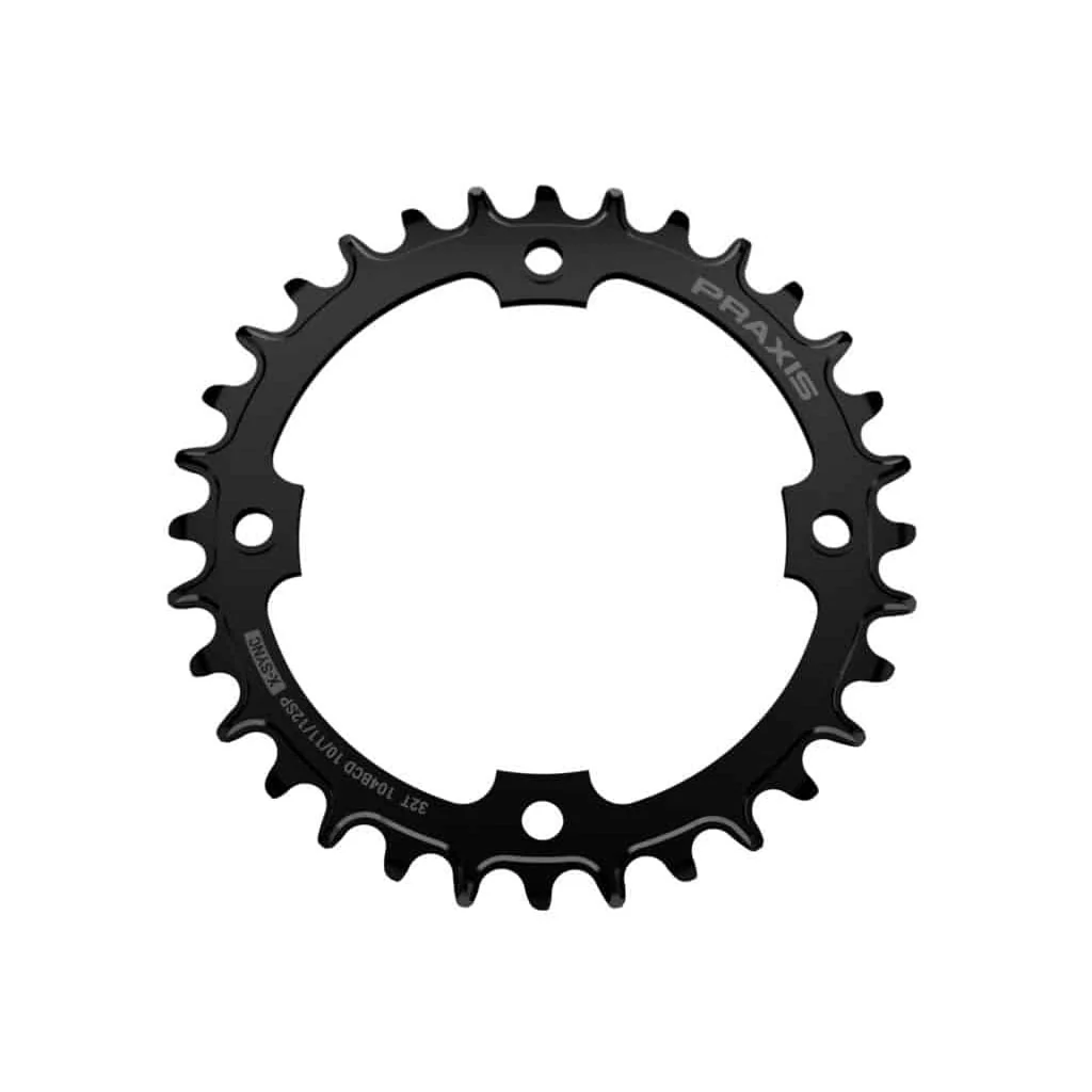 Praxis Works MTN E-Ring Steel Narrow Wide Ring - 104 BCD