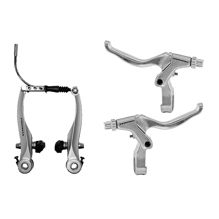 Promax TX V-Brake and Lever Set Front and Rear