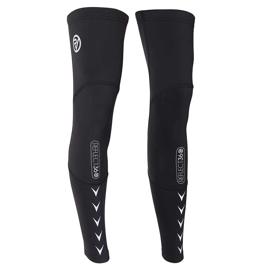 Proviz REFLECT360 Leg Warmers Black/Reflect - Pair - Image 2