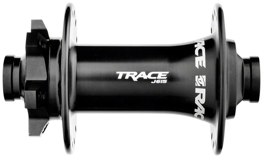 RaceFace Trace J-Bend 615 Front Hub - 15 x 110mm 6-Bolt Black 32H