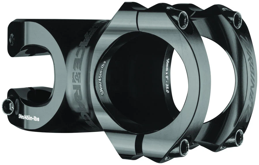 RaceFace Turbine R 35 Stem - 50mm 35 mm Clamp +/-0 1 1/8" Black