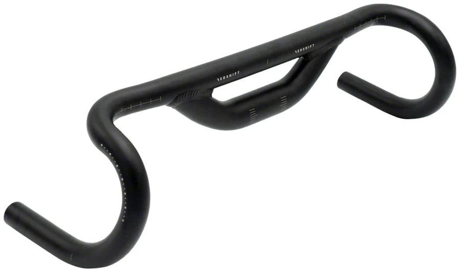 Redshift Sports Top Shelf Low Flare Road Drop Handlebar - Aluminum, 31.8mm