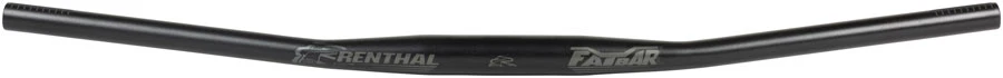 Renthal FatBar Lite Zero Handlebar - Aluminum 0mm 780mm 31.8mm Black V3