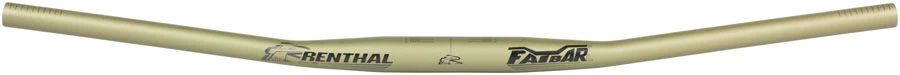Renthal FatBar Lite Zero Handlebar - Aluminum 0mm 780mm 31.8mm Gold V3