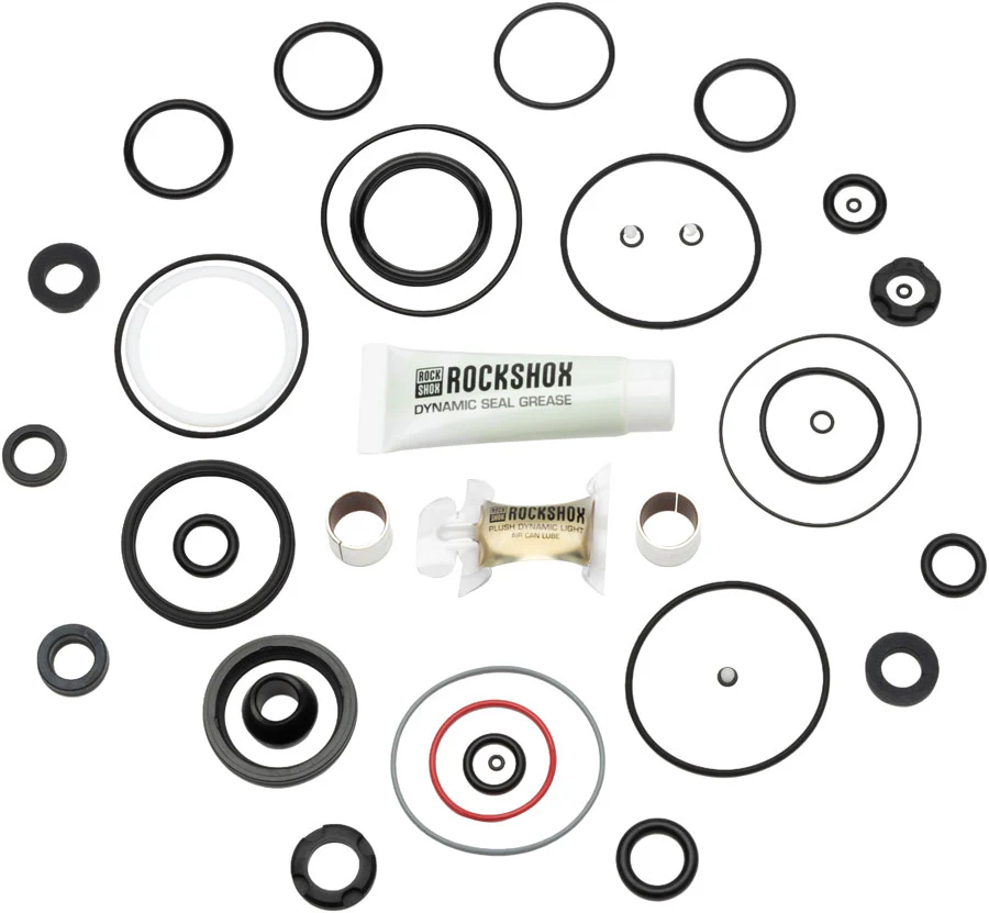 RockShox Rear Shock Service Kit - 200 Hour/1 Year Nude/Bold 2022+ ThruShaft 2021-2024 Deluxe/Super Deluxe 2023+ Generation-C