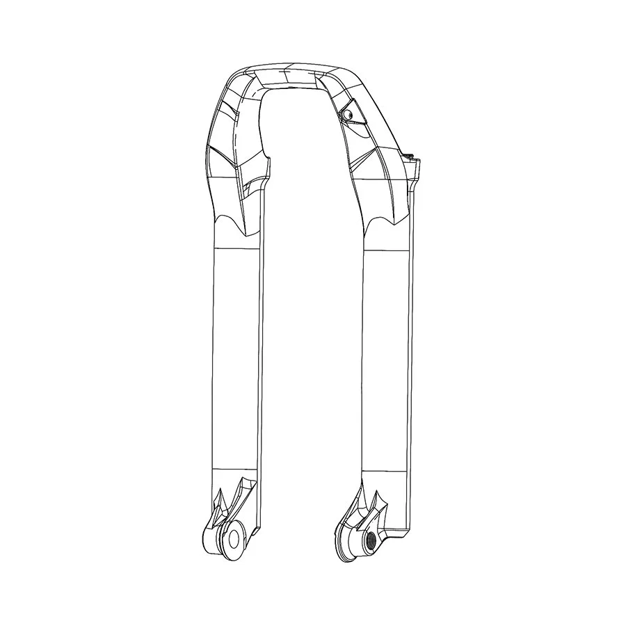 RockShox Lower Leg for Pike 27B SIL B3 11.4018.091.025