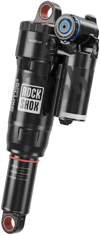 RockShox Super Deluxe Ultimate C2 Rear shock 230x57.5 Shaft Eyelet: Standard Body Eyelet: Standard 0 Neg/2 Pos Token Reb55/Comp30 Lockout 4