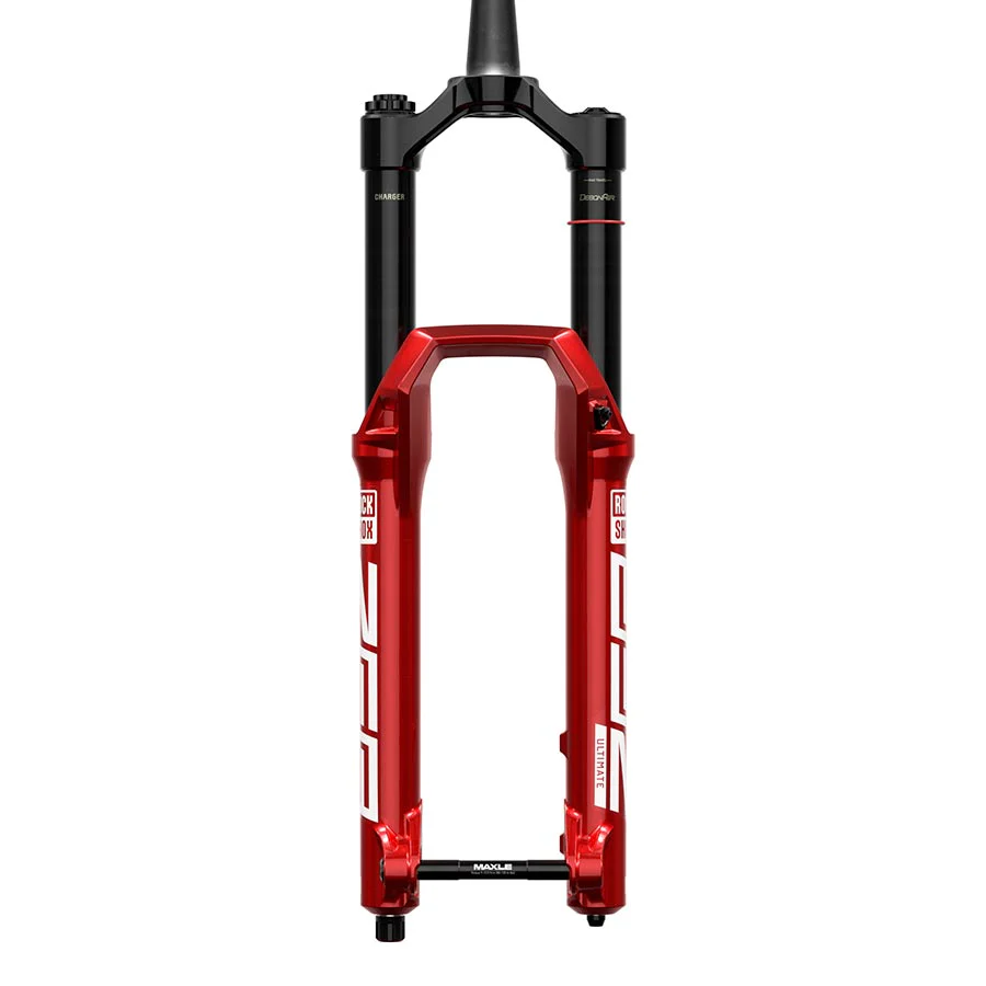 RockShox ZEB Ultimate A3 Suspension Fork 27.5'' DebonAir+ W/ButterCups 160mm 1-1/8''-1.5'' 15x110mm TA Rake: 44mm Red