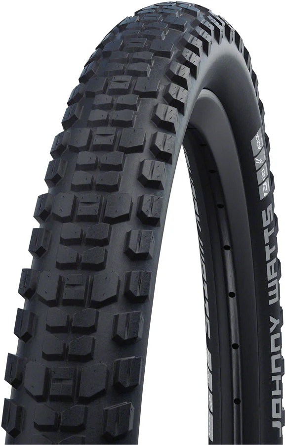 Schwalbe Johnny Watts Tire - Clincher, Folding, Black, Performance RaceGuard Addix Double Defense