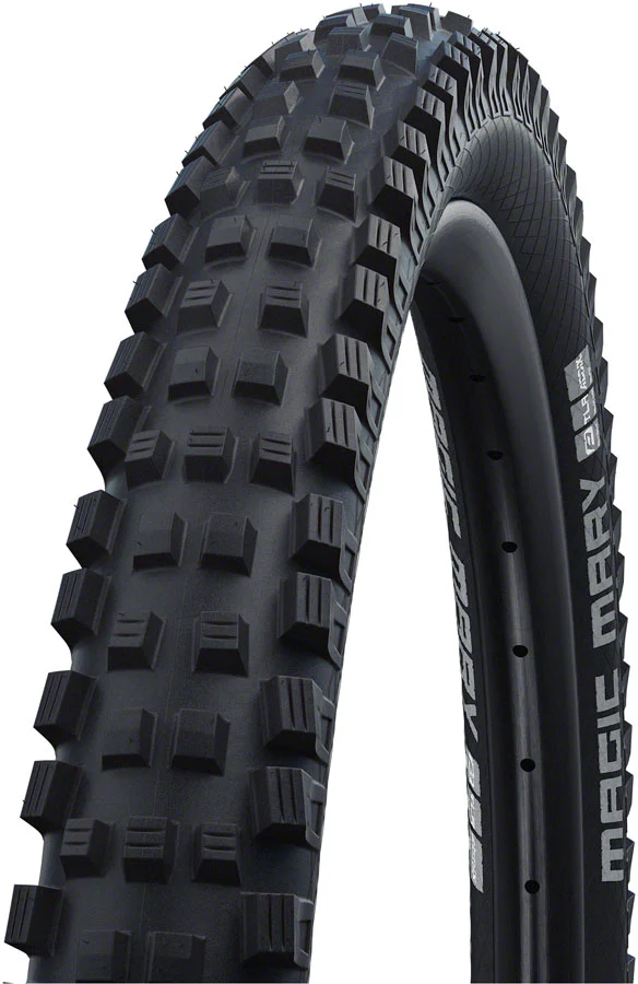 Schwalbe Magic Mary Addix Tire 27.5''x2.40 Wire Clincher Addix Performance BikePark Perf TwinSkin Black
