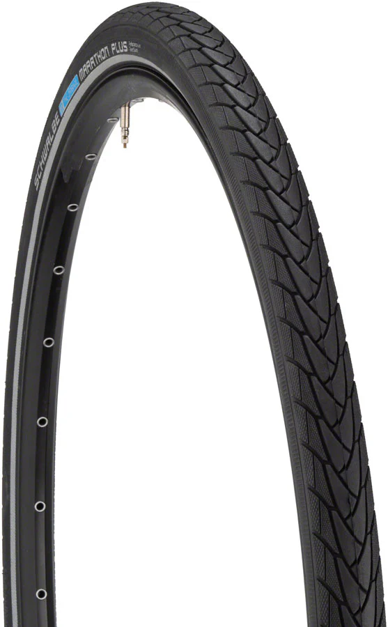 Schwalbe Marathon Plus Tire - 26 x 2 Clincher Wire BLK/Reflective Performance Line