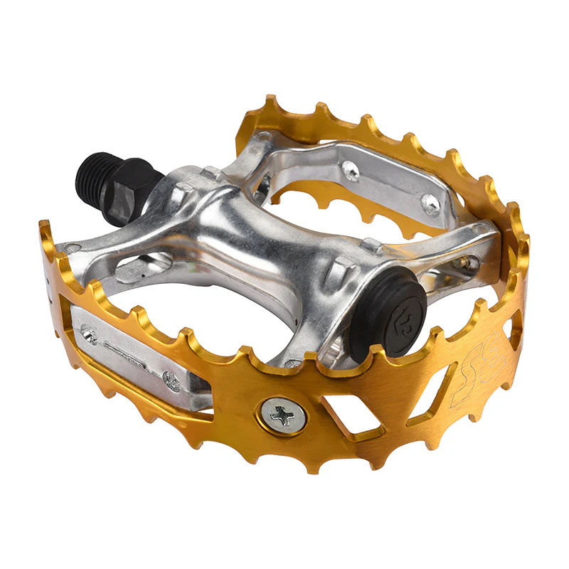Se bikes Bear Trap 9/16` Silver/Gold Alloy