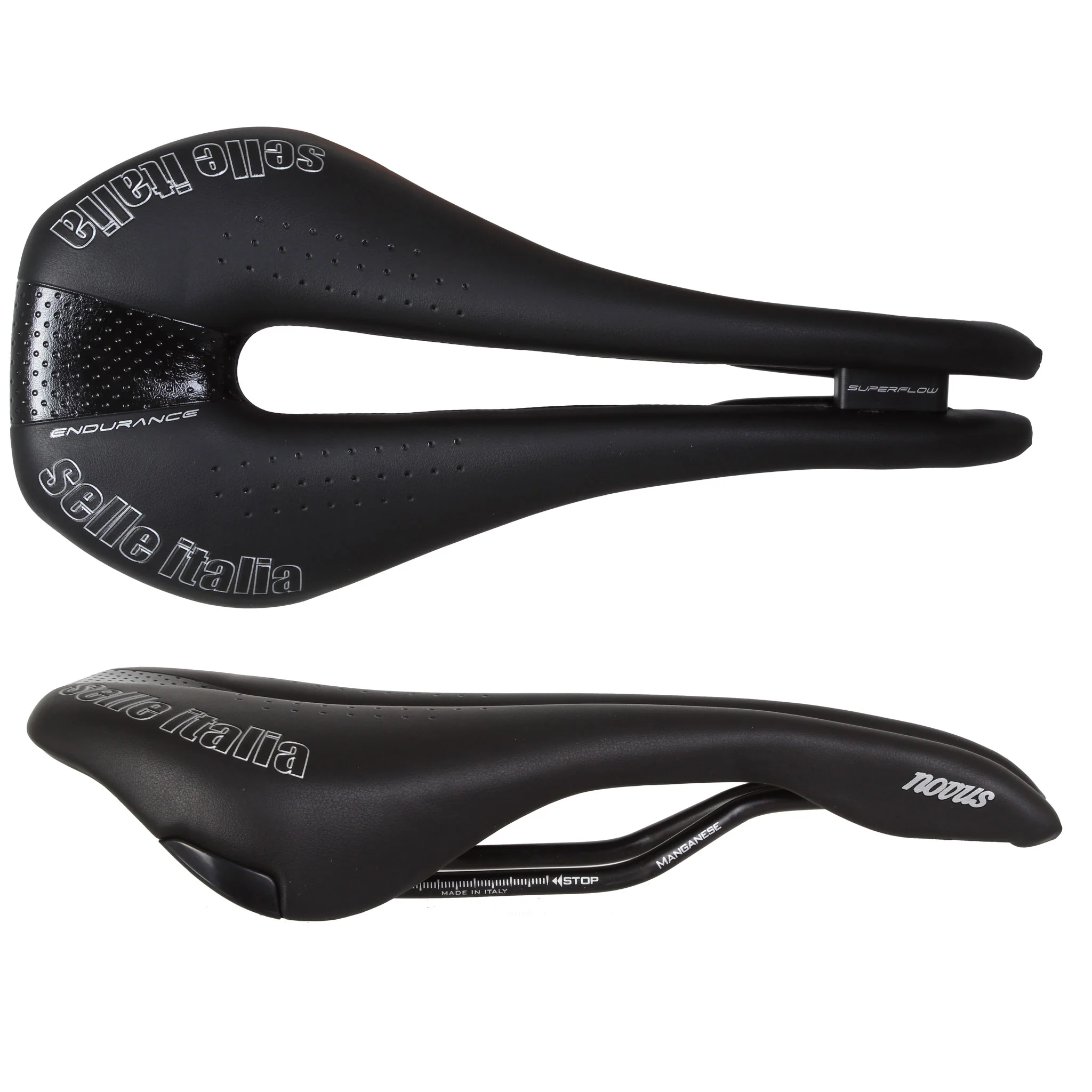 Selle Italia Novus Superflow Endurance Saddle - Black