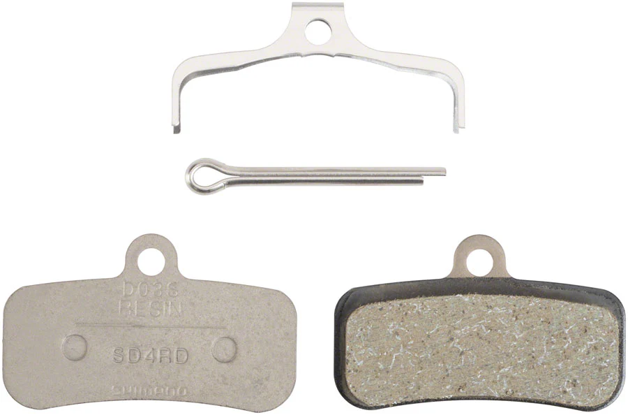 Shimano D03S-RX Disc Brake Pads Springs - Resin Compound, Stainless Steel Backplate - Image 2
