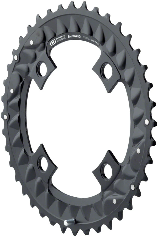 Shimano Deore M6000 30T Chainring - 10 Speed 96mm BCD for 40-30-22T Set - Image 2