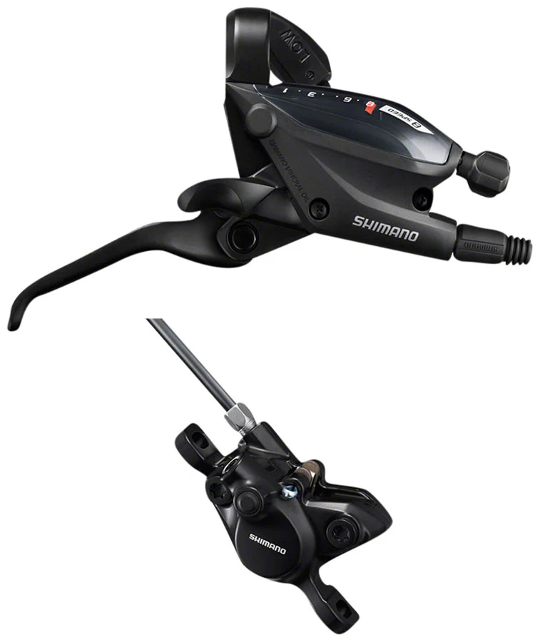 Shimano ST-EF505 EZ Fire Plus Shift/Brake Lever BR-MT200 Disc Brake Caliper