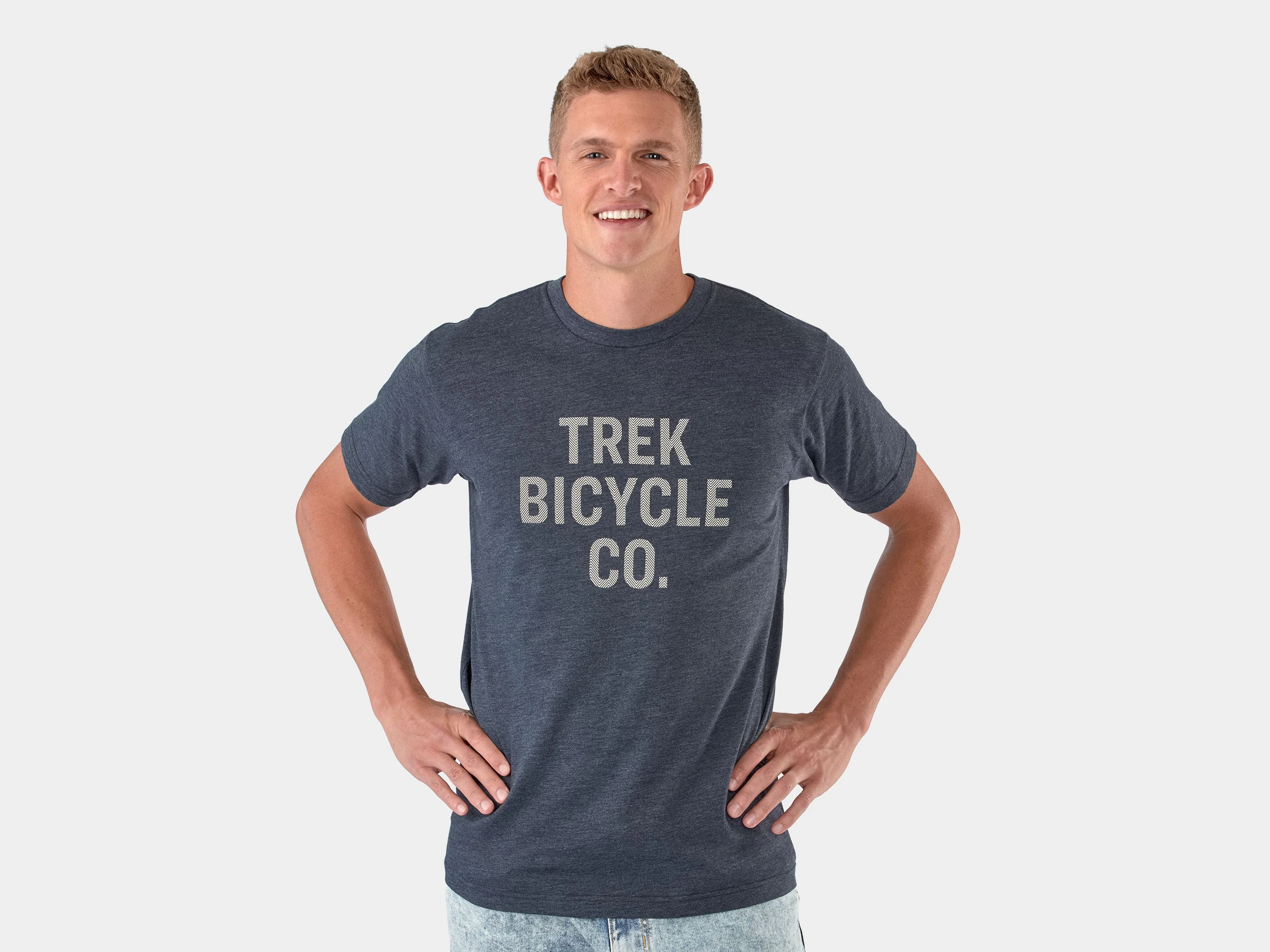Trek Bicycle CO Tee Large Navy Shirt
