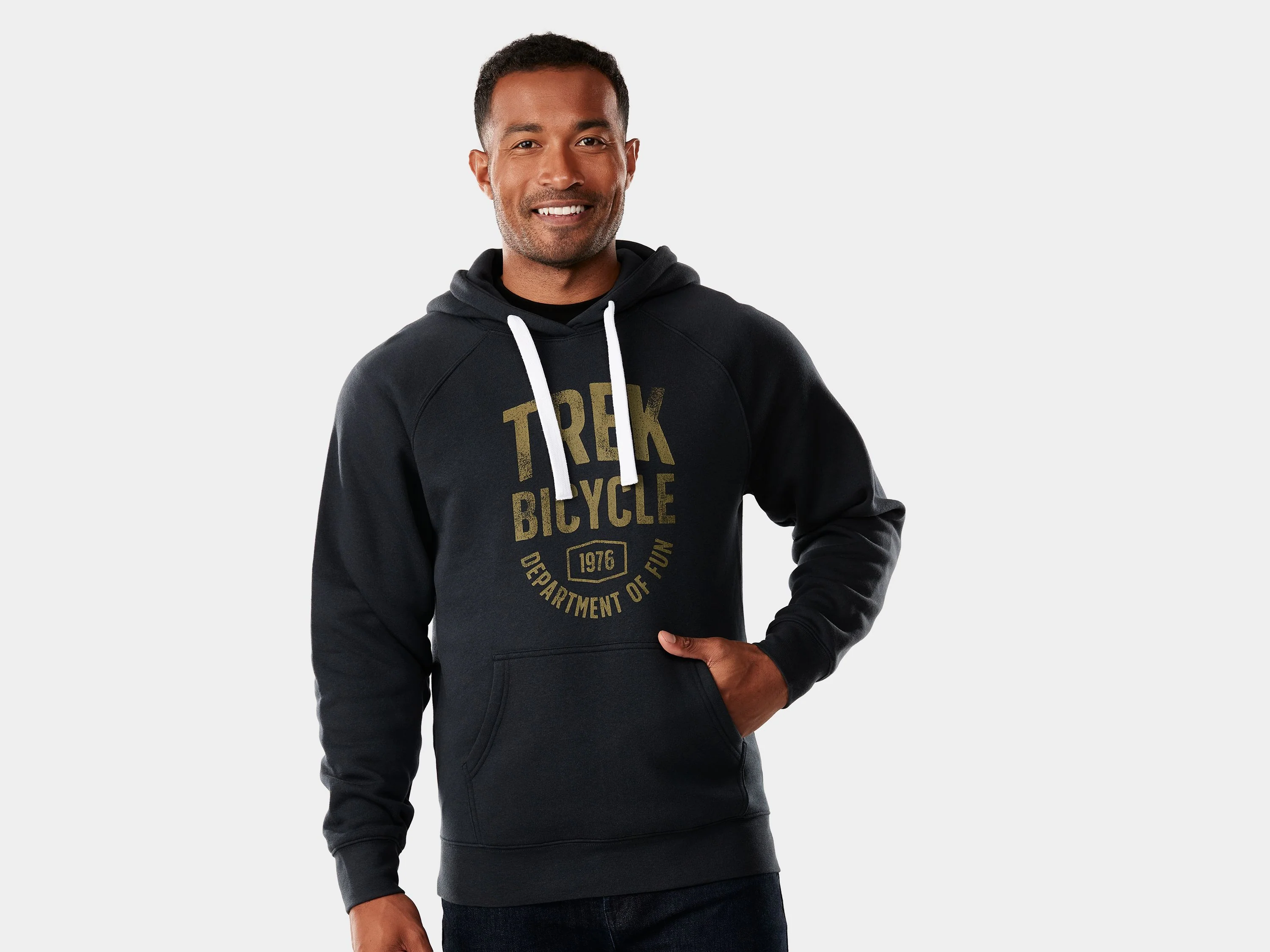 Trek Department Of Fun Hoodie Medium Dark Navy Shirt