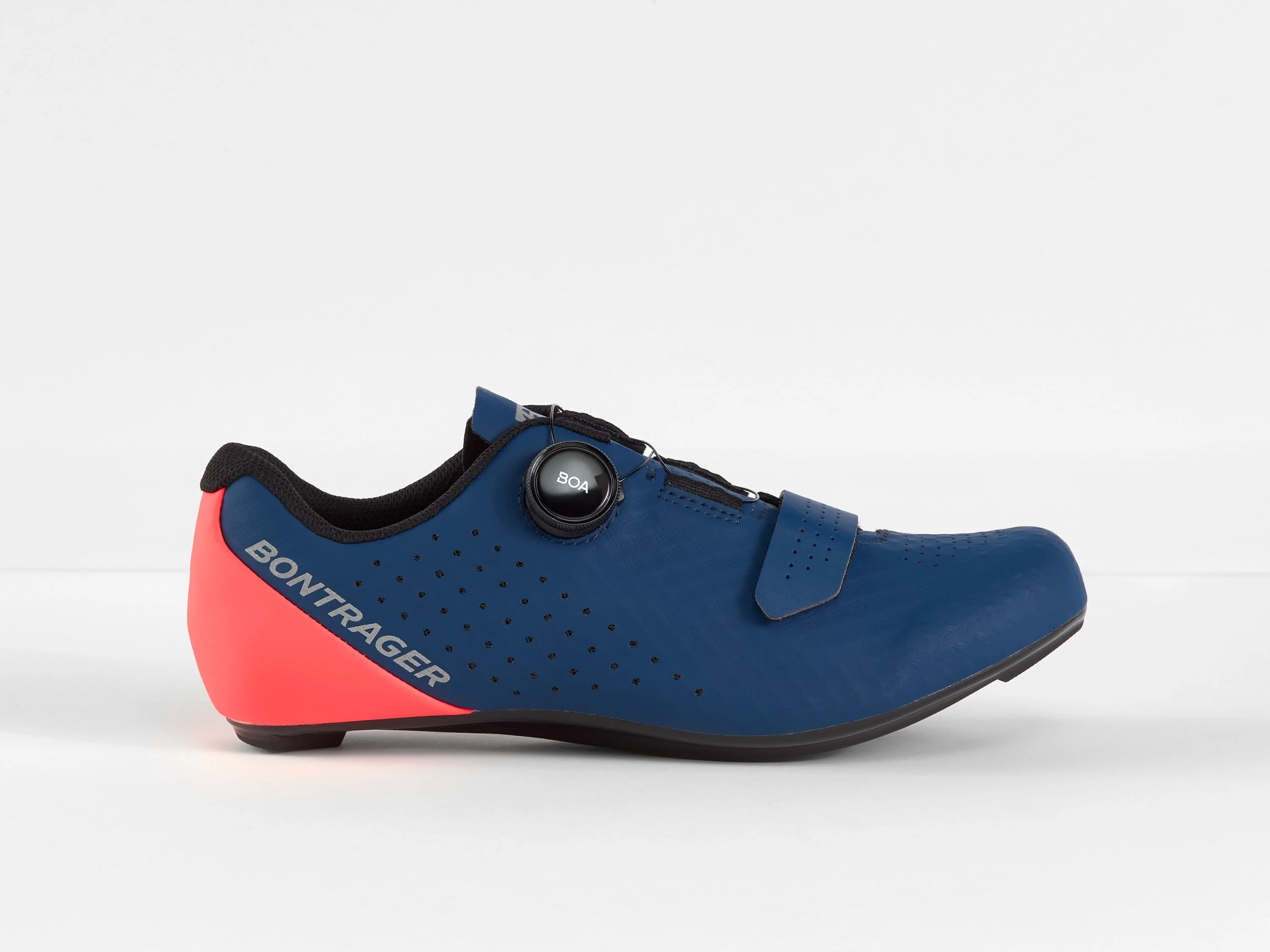 Bontrager Circuit Road 44.5 Nautical Navy/RadioactCoral Shoe