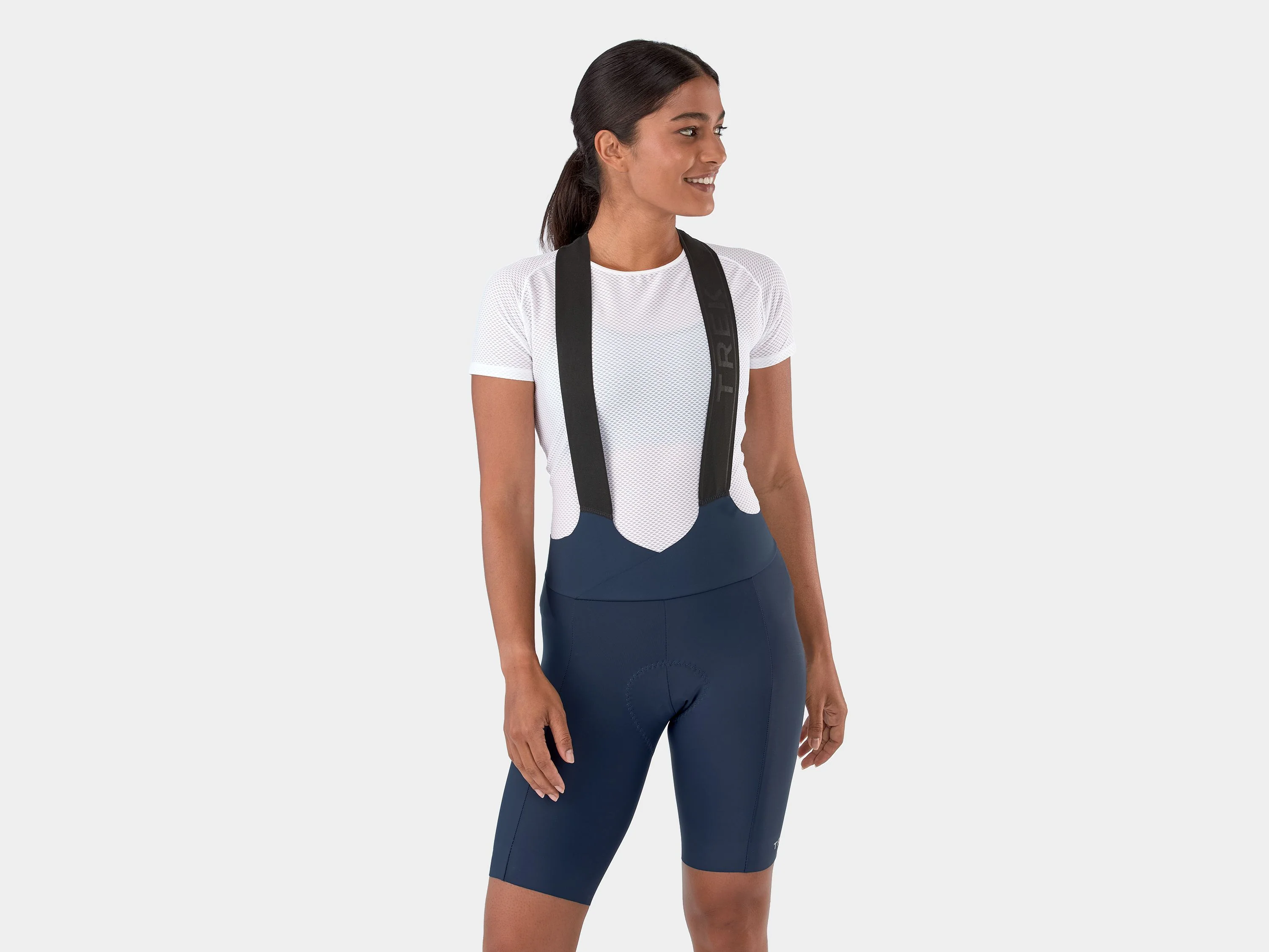 Short Trek Velocis Bib Women Medium Deep Dark Blue