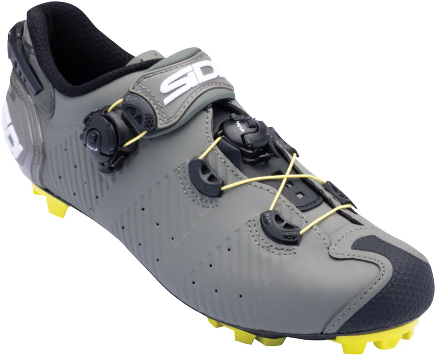 SIDI Drako 2S SRS Mountain Clipless Shoes - Military Yellow 38.5