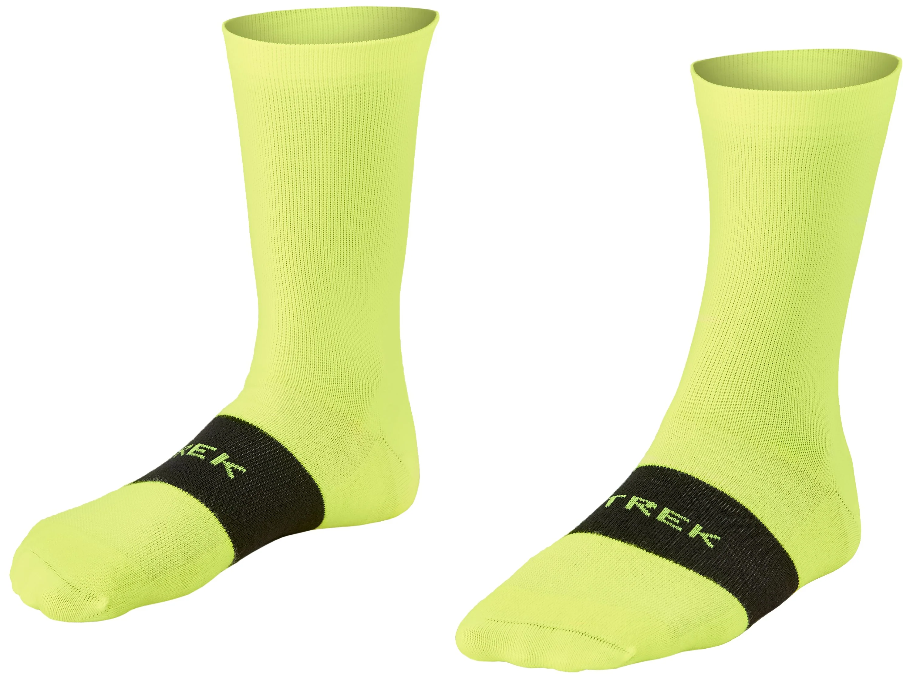 Sock Trek Race Crew Large (42-44) Radioactive Yellow