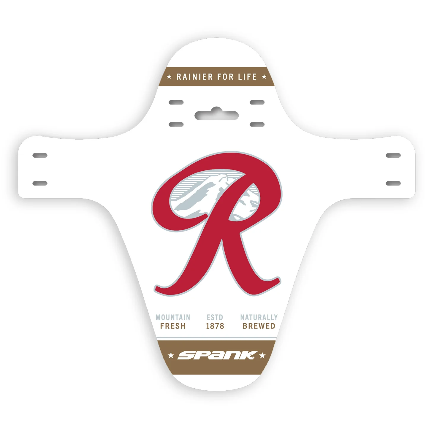 Spank Mud Fender - Rainier Beer