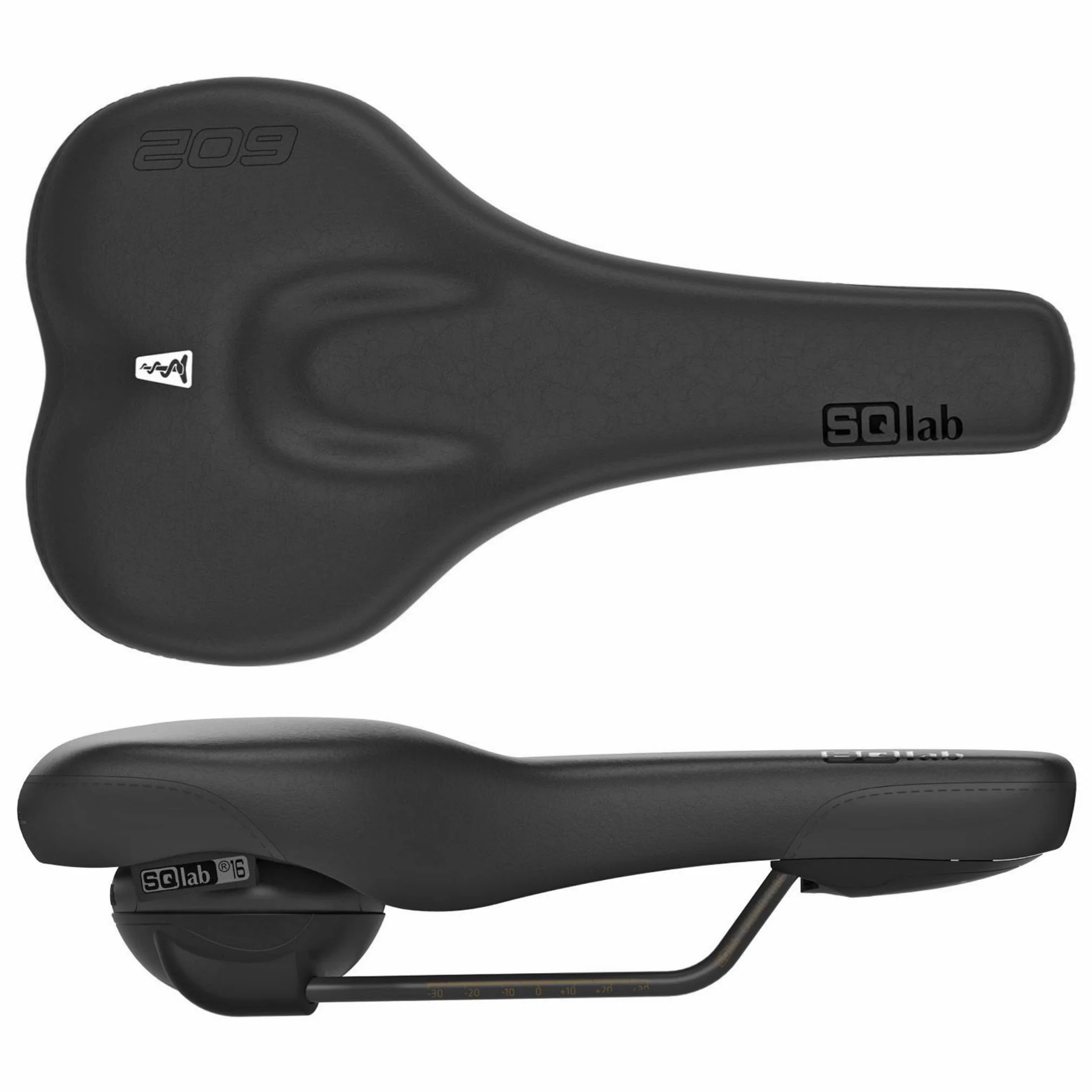 SQlab 602 Max Dip Active Saddle - CrMo Rail