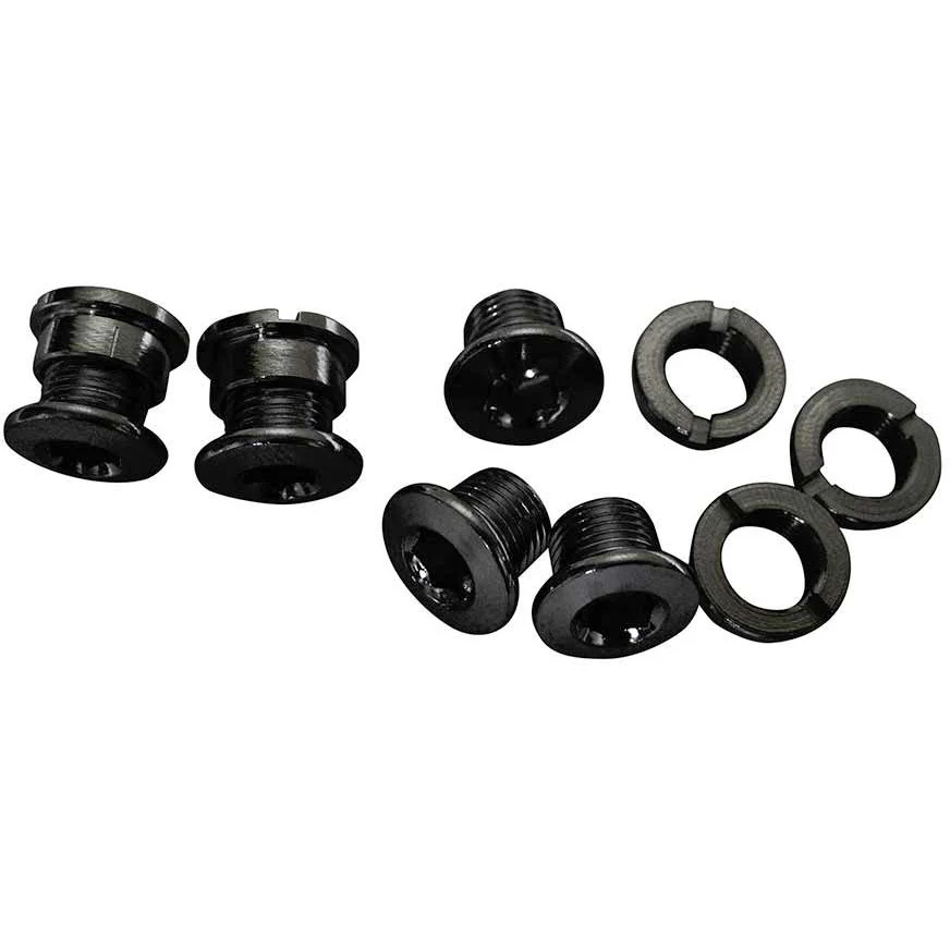SRAM Dual-Hex Chainring Bolt Set 12pc Steel Black