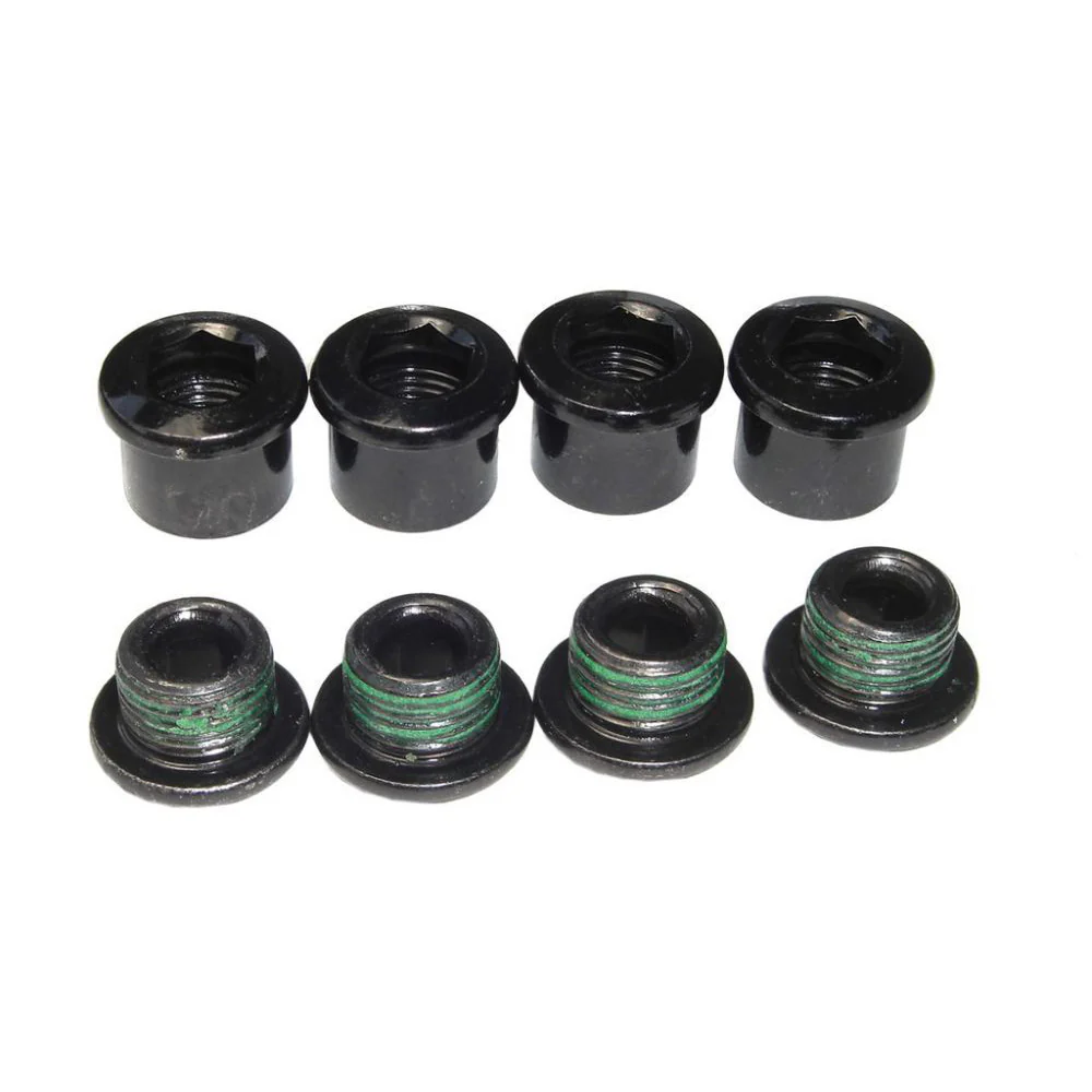SRAM Dual-Hex Chainring Bolt Set 8pc Steel Black