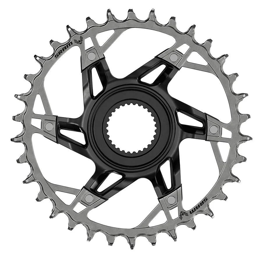 SRAM Bosch DU38 XX T-Type Chainring - Speed: 12 BCD: Direct Mount, Bosch DU38 Steel, Black