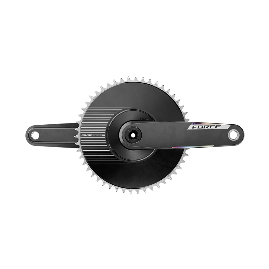 SRAM Force 1x Aero E1 Crankset Speed: 12/13 Spindle: 28.99mm BCD: Direct Mount SRAM 8 Bolt 50 DUB Black Road - Image 5